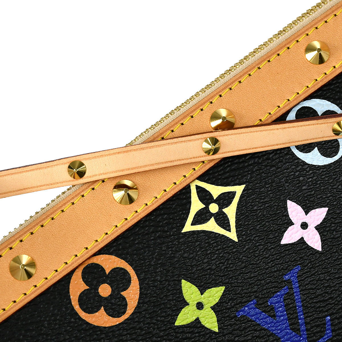 LOUIS VUITTON 2003 POCHETTE ACCESSOIRES 2WAY MONOGRAM MULTICOLOR M92648