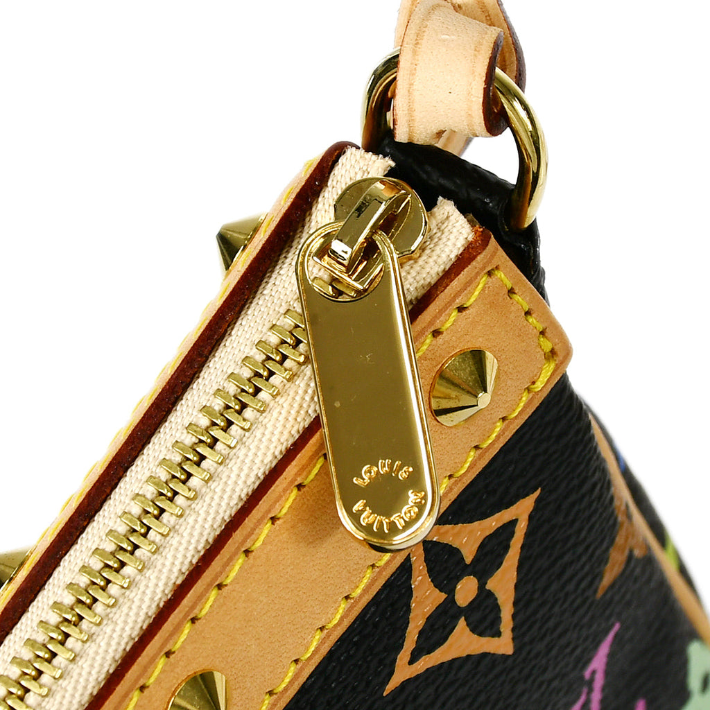 LOUIS VUITTON 2003 POCHETTE ACCESSOIRES 2WAY MONOGRAM MULTICOLOR M92648