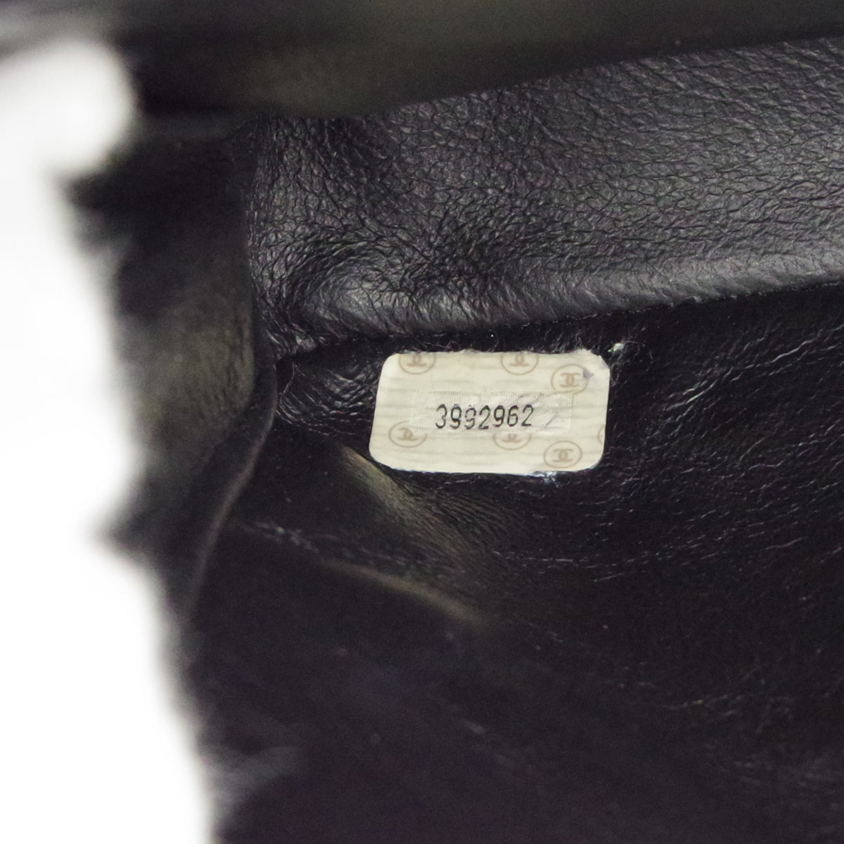 CHANEL Classic Both Side Flap Medium Handbag Black Lambskin