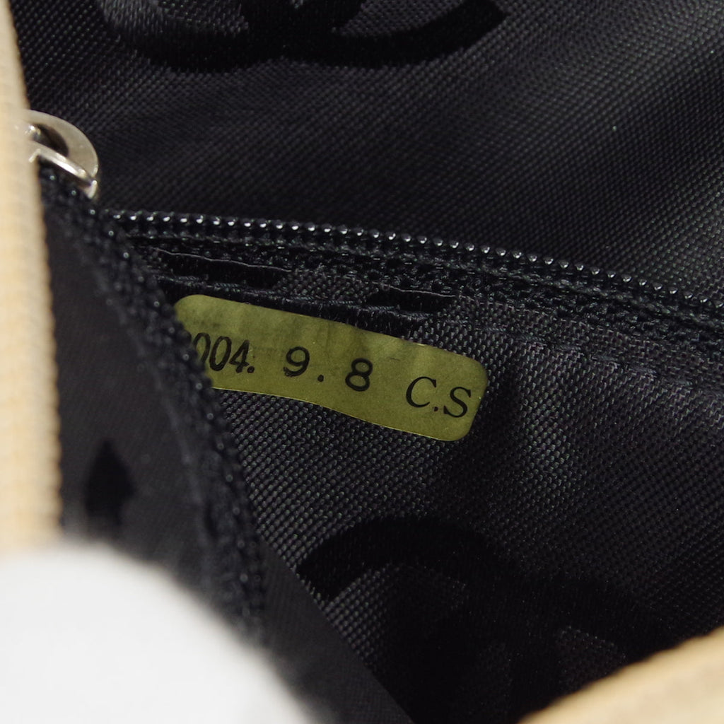 CHANEL 2004-2005 Cambon Ligne Handbag Beige Calfskin