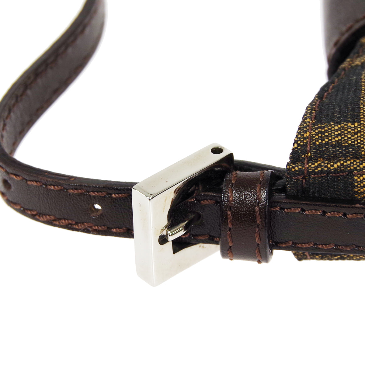 FENDI Zucca Mini Handbag Brown 48614