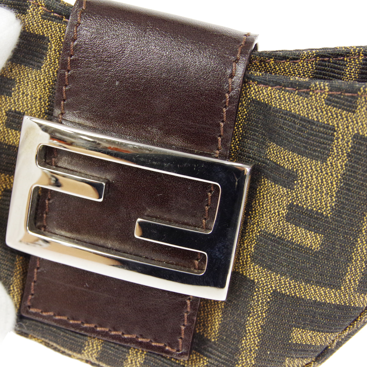 FENDI Zucca Mini Handbag Brown 48614