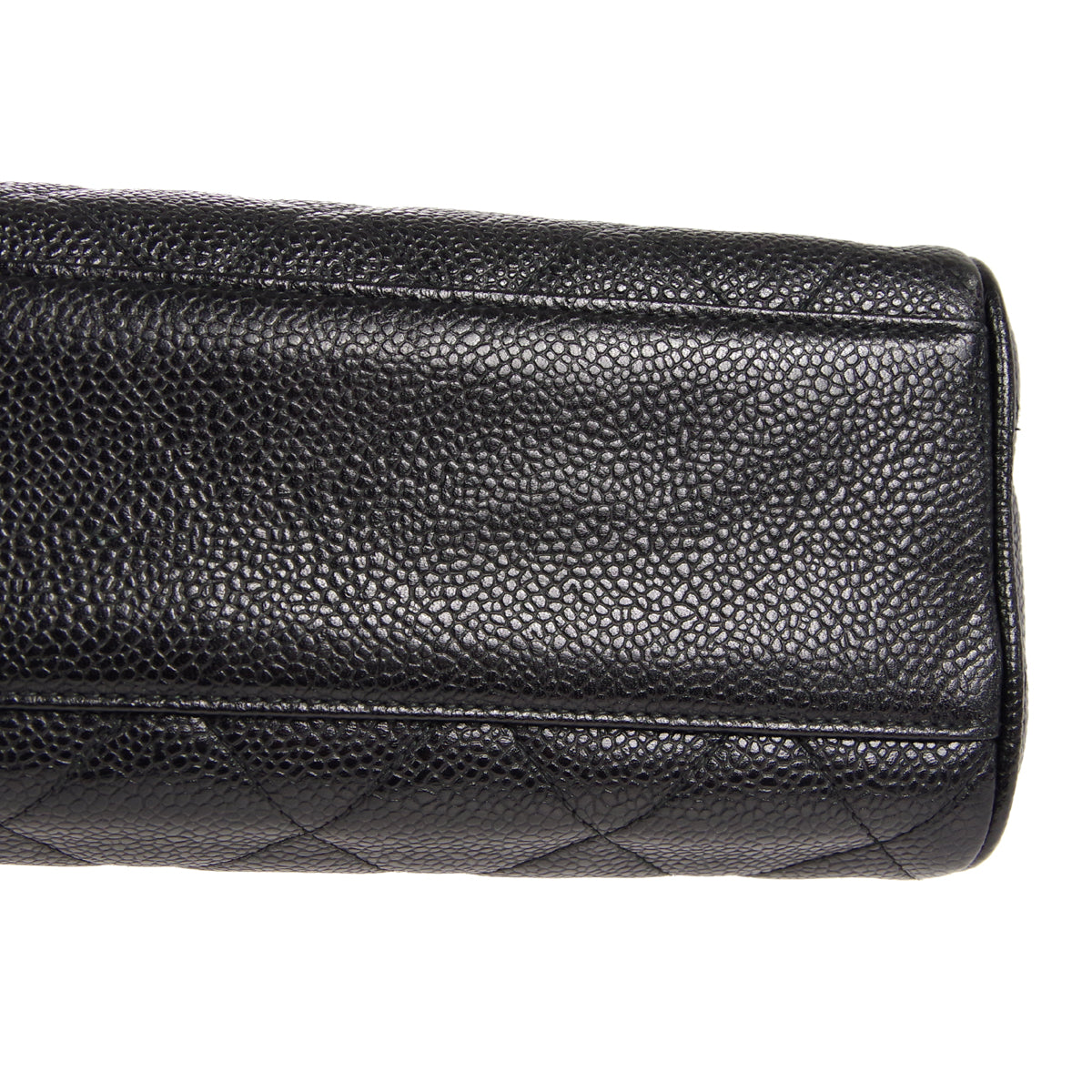 CHANEL 1993-1996 Camera Bag Medium Black Caviar