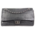 CHANEL 2009 Reissue 2.55 Unlimited "31 Rue Cambon Paris" SHW Black Calfskin