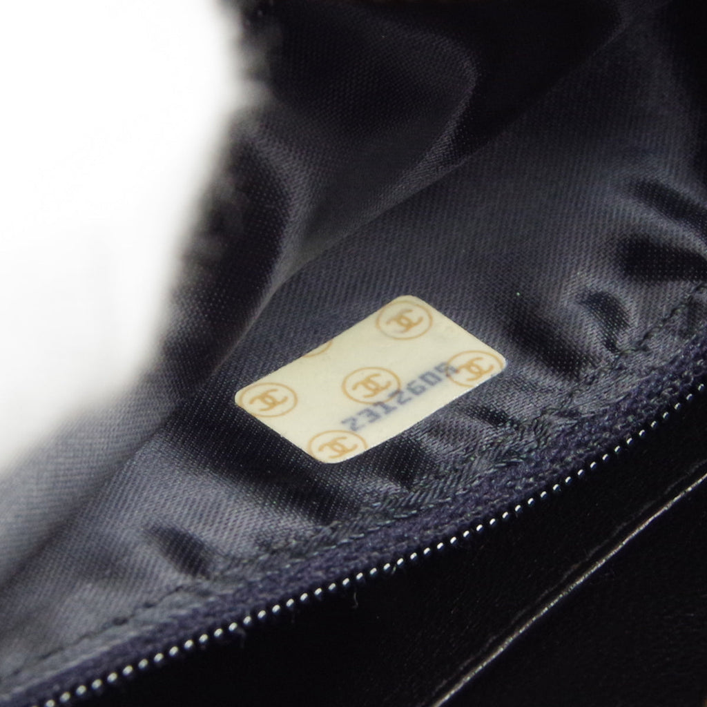 CHANEL Bijou Chain Shoulder Bag Black Lambskin