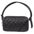 CHANEL Cambon Ligne Handbag Black Calfskin