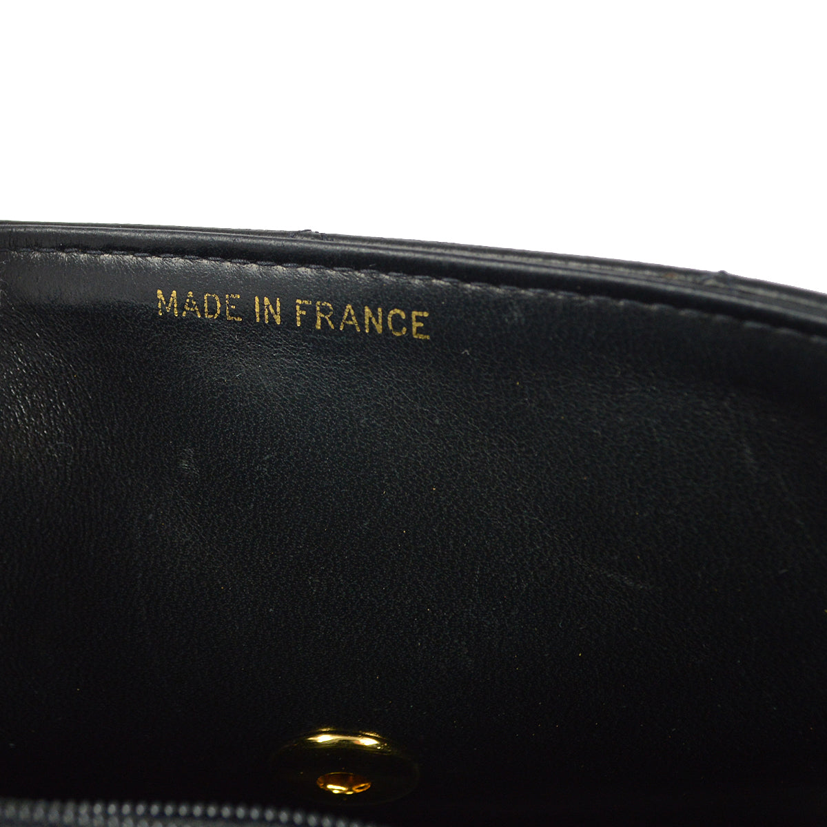 CHANEL Handbag Black Lambskin