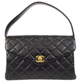 CHANEL Handbag Black Lambskin
