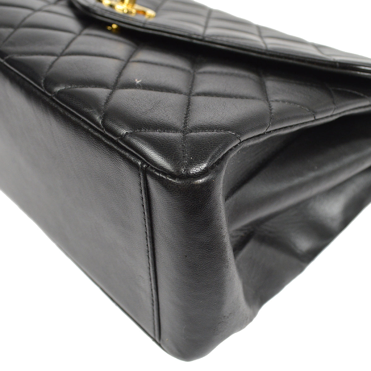 CHANEL Handbag Black Lambskin