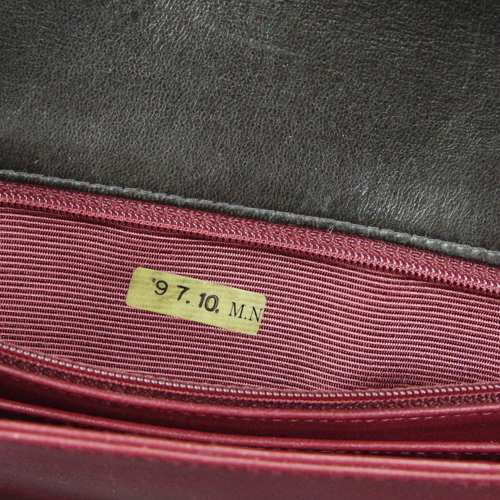 CHANEL Handbag Black Lambskin