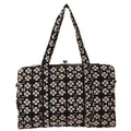 CHANEL Clover Shoulder Bag Beige Black