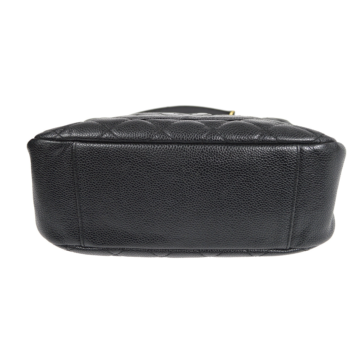 CHANEL Chain Handbag Black Caviar