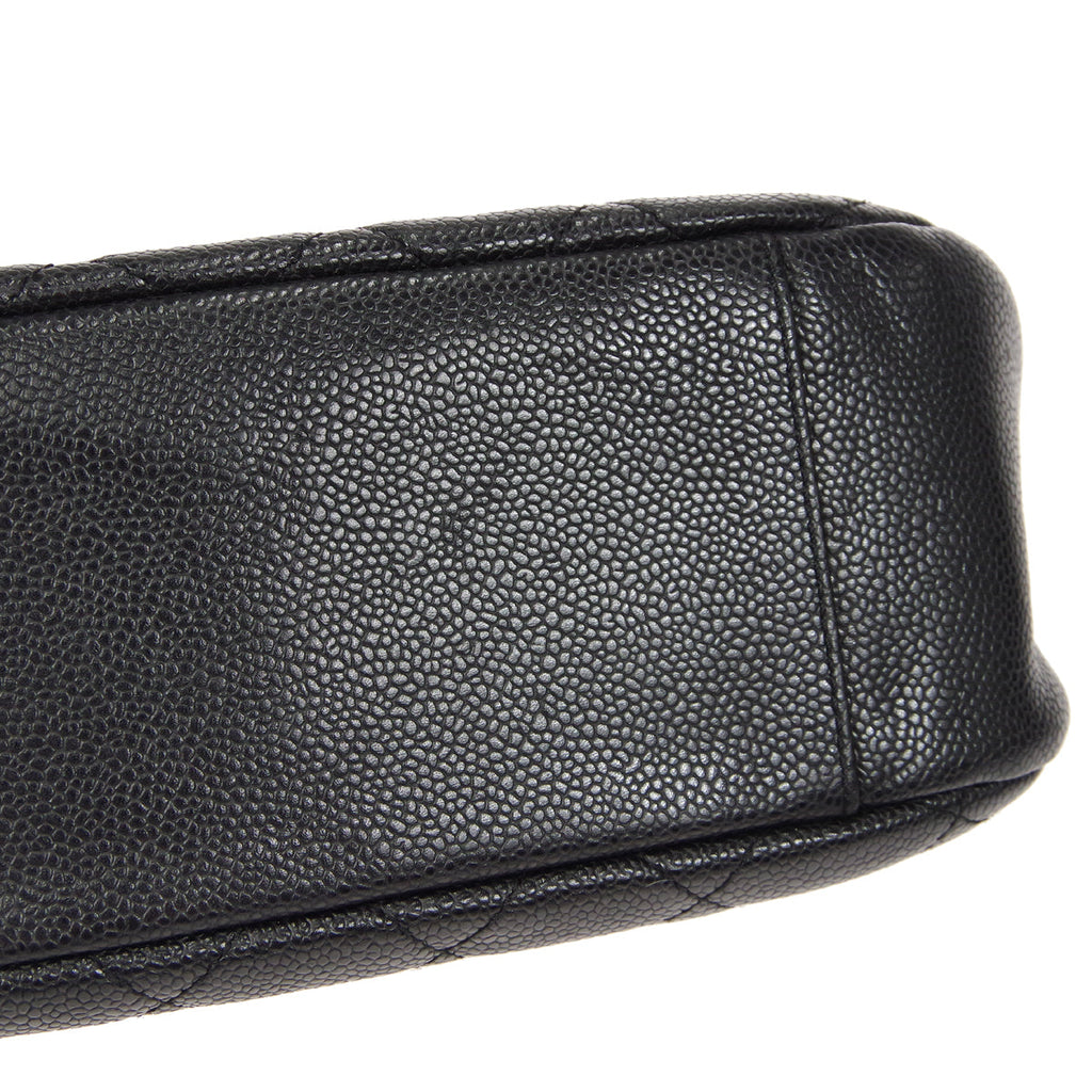 CHANEL Chain Handbag Black Caviar