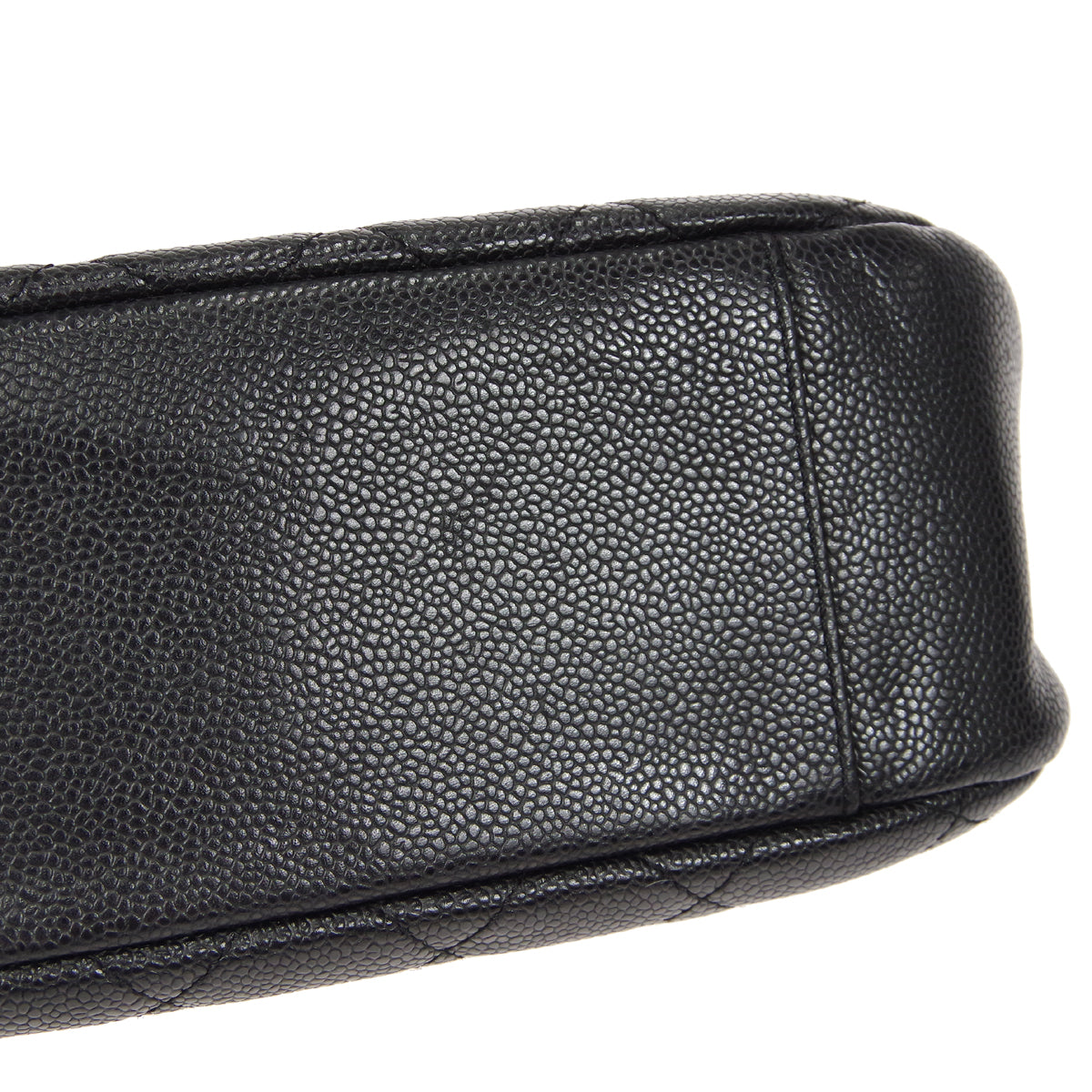 CHANEL Chain Handbag Black Caviar