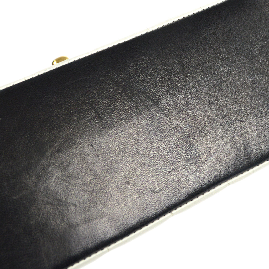 CHANEL Mademoiselle Chain Shoulder Bag Bi-Color Lambskin