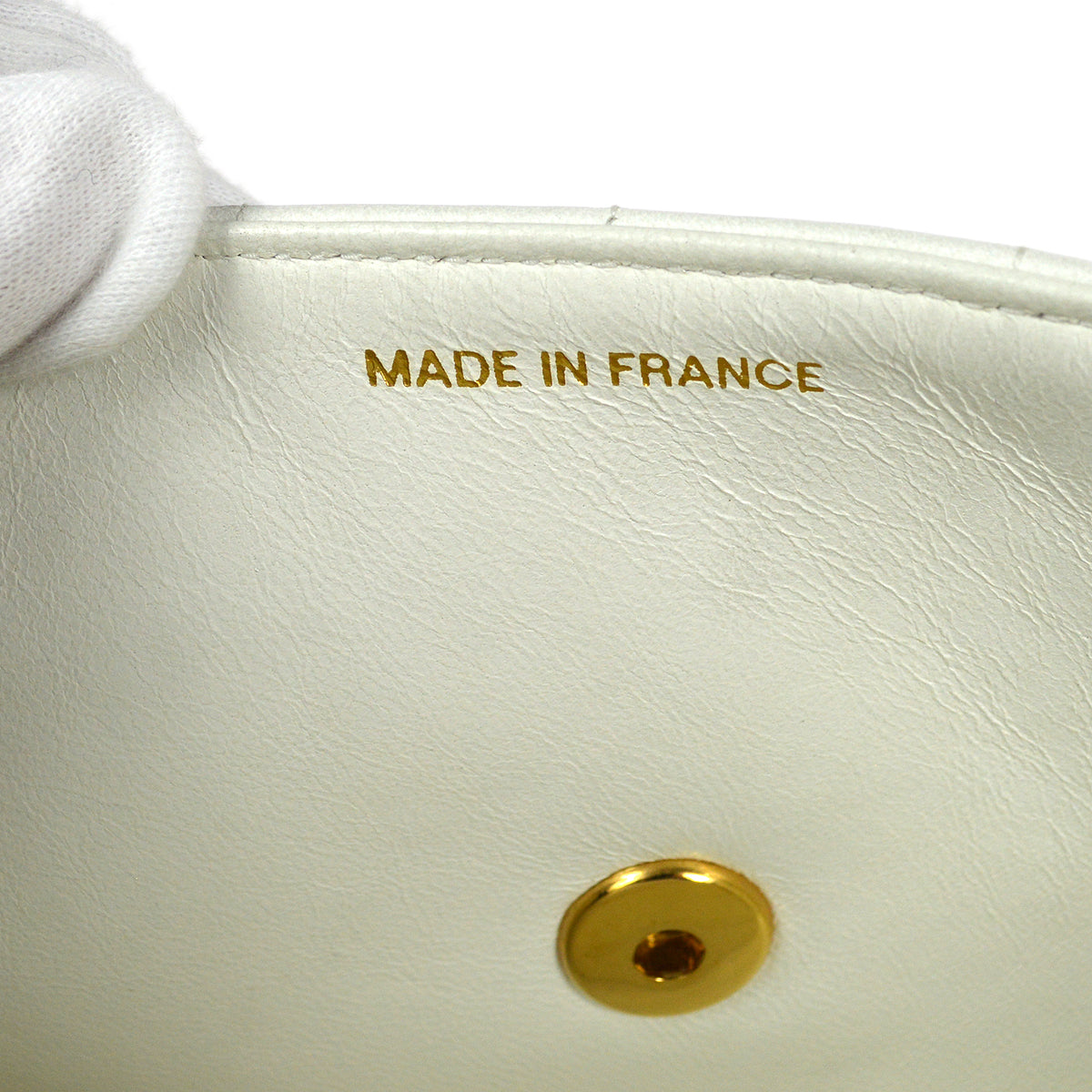 CHANEL Mademoiselle Chain Shoulder Bag Bi-Color Lambskin
