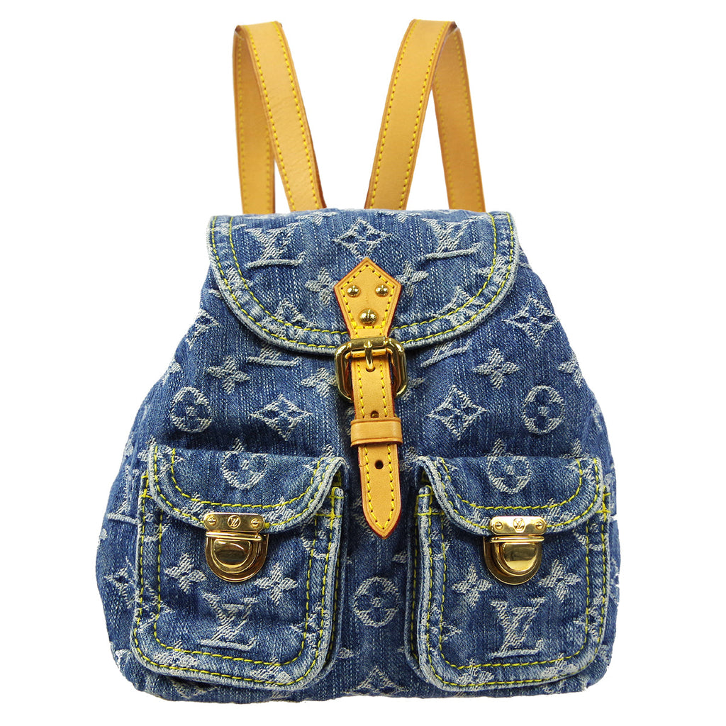 LOUIS VUITTON 2006 SAC A DOS PM MONOGRAM DENIM M95057