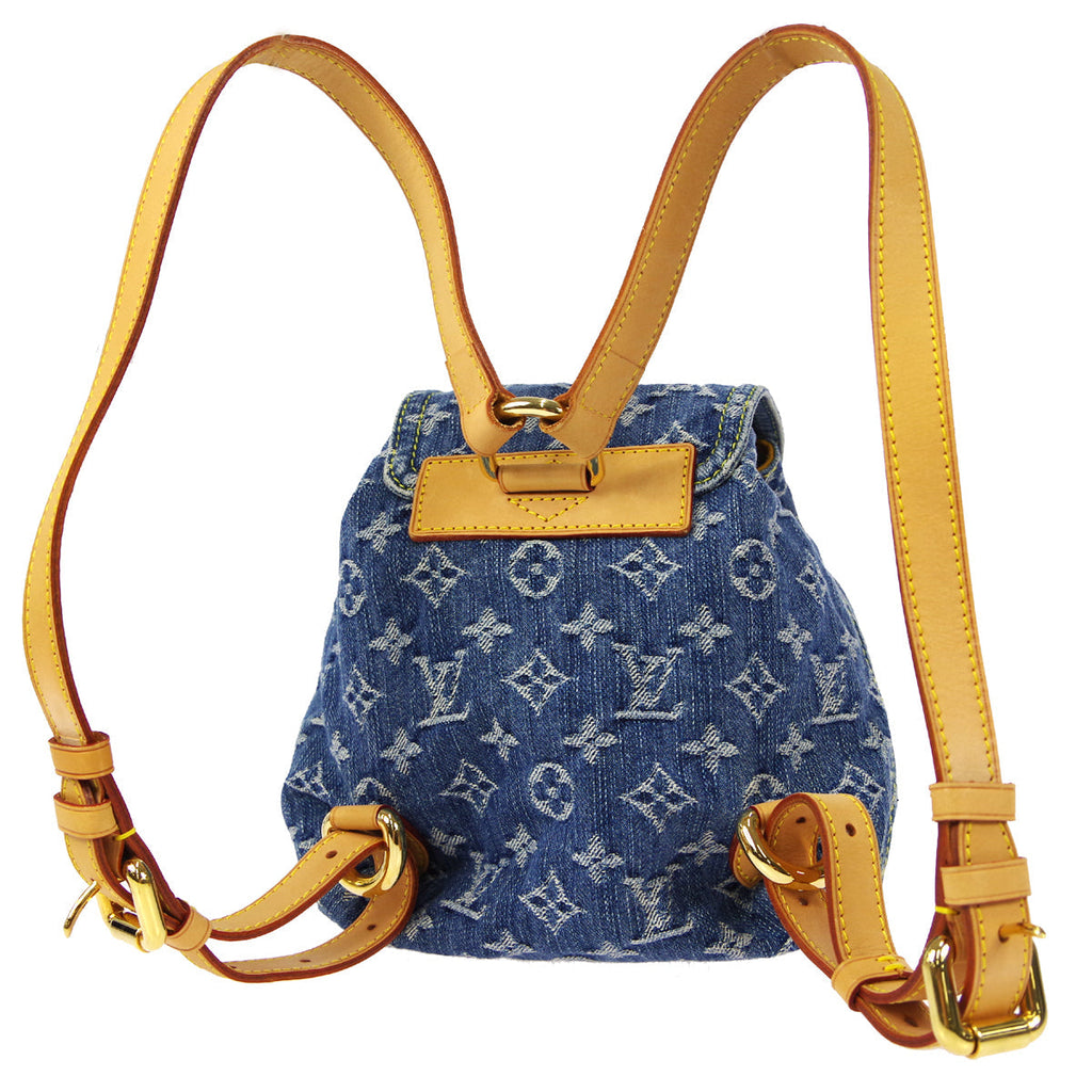 LOUIS VUITTON 2006 SAC A DOS PM MONOGRAM DENIM M95057