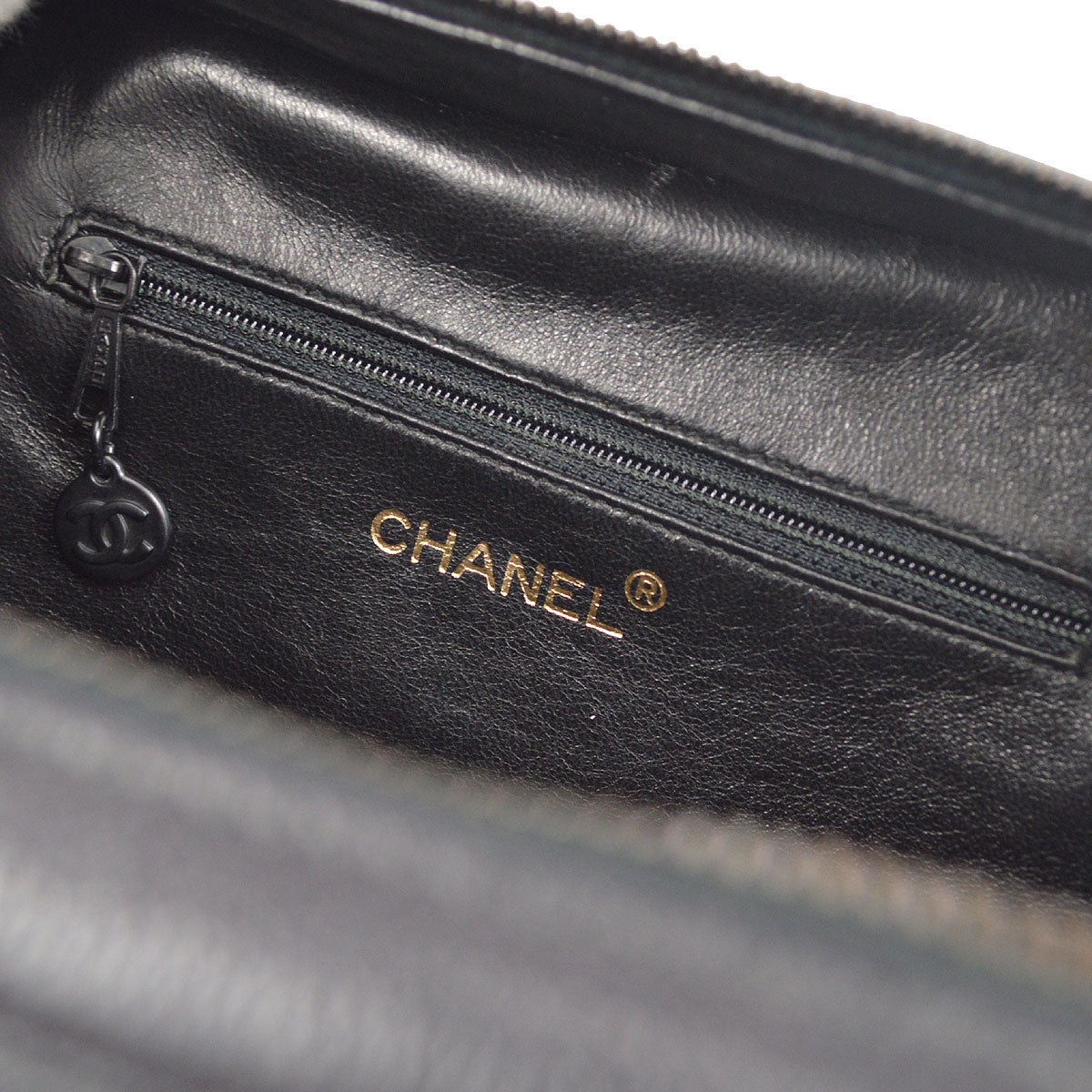 CHANEL Handbag Black Caviar