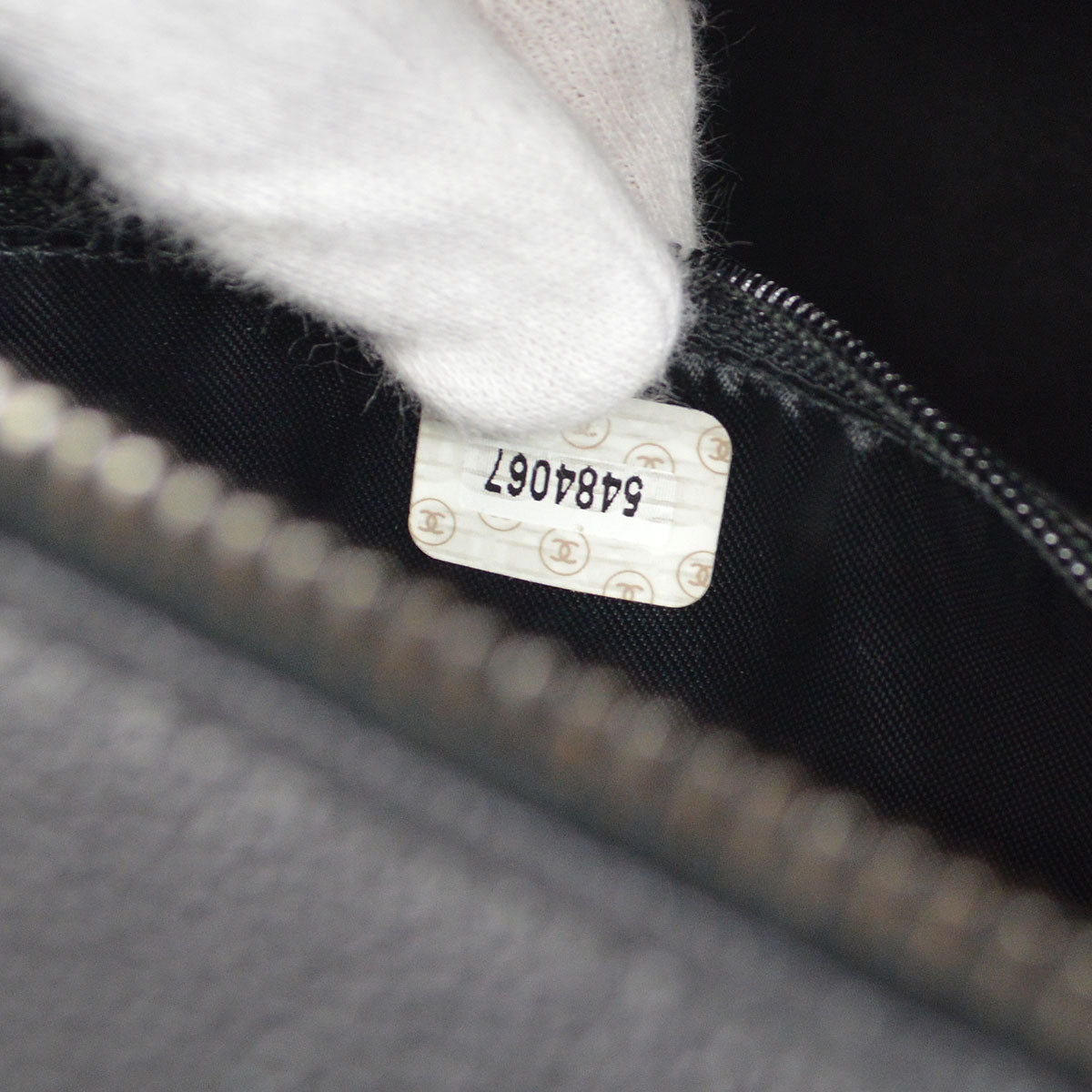 CHANEL Handbag Black Caviar