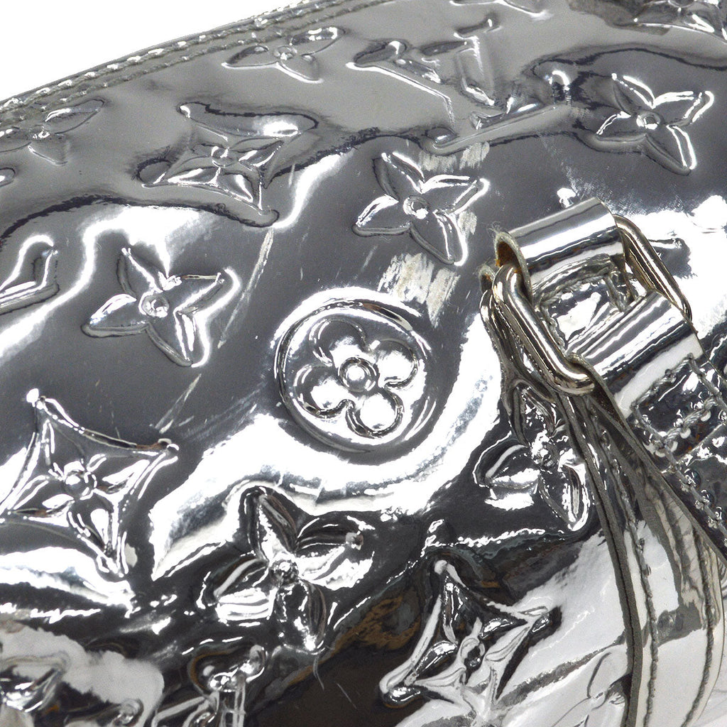 LOUIS VUITTON PAPILLON HANDBAG MONOGRAM MIROIR ARGENT M95269