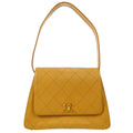 CHANEL Handbag Beige Caviar