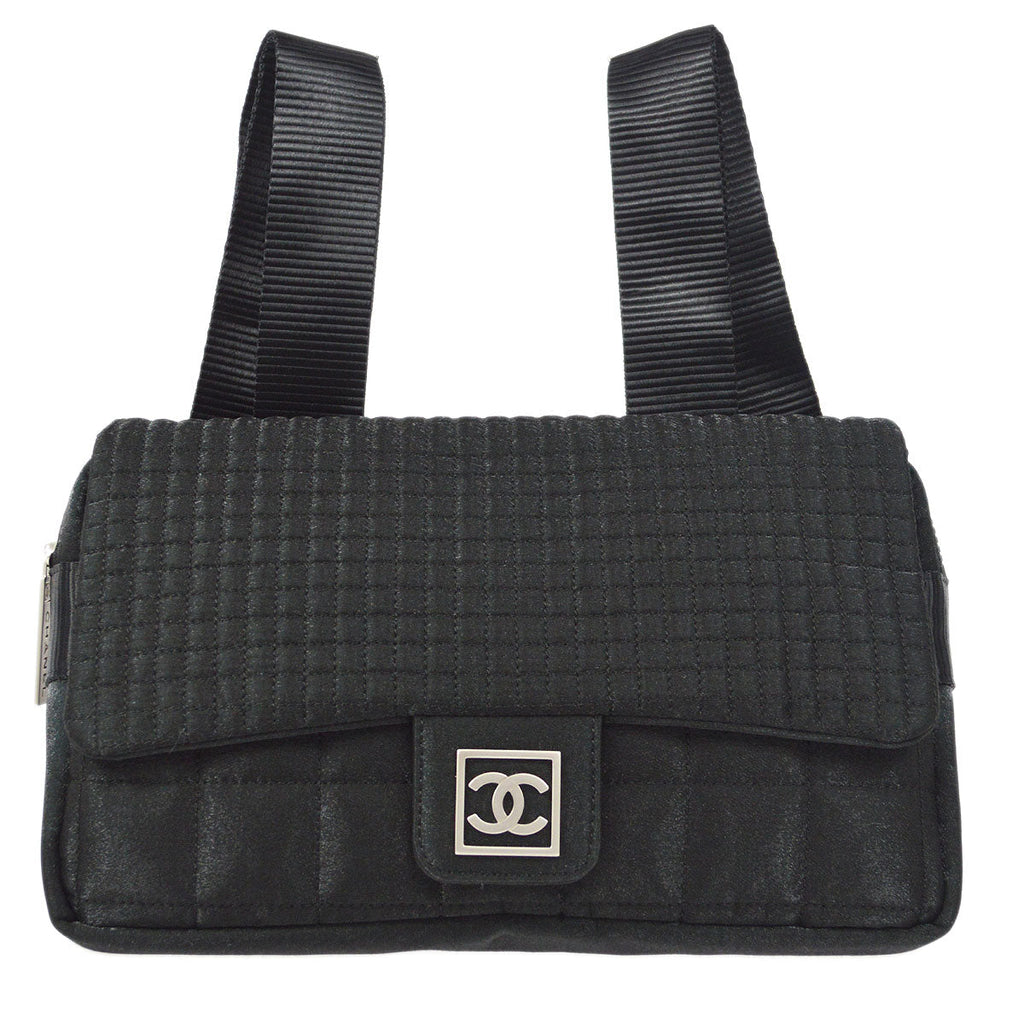 CHANEL Sport Line Backpack Bag Black