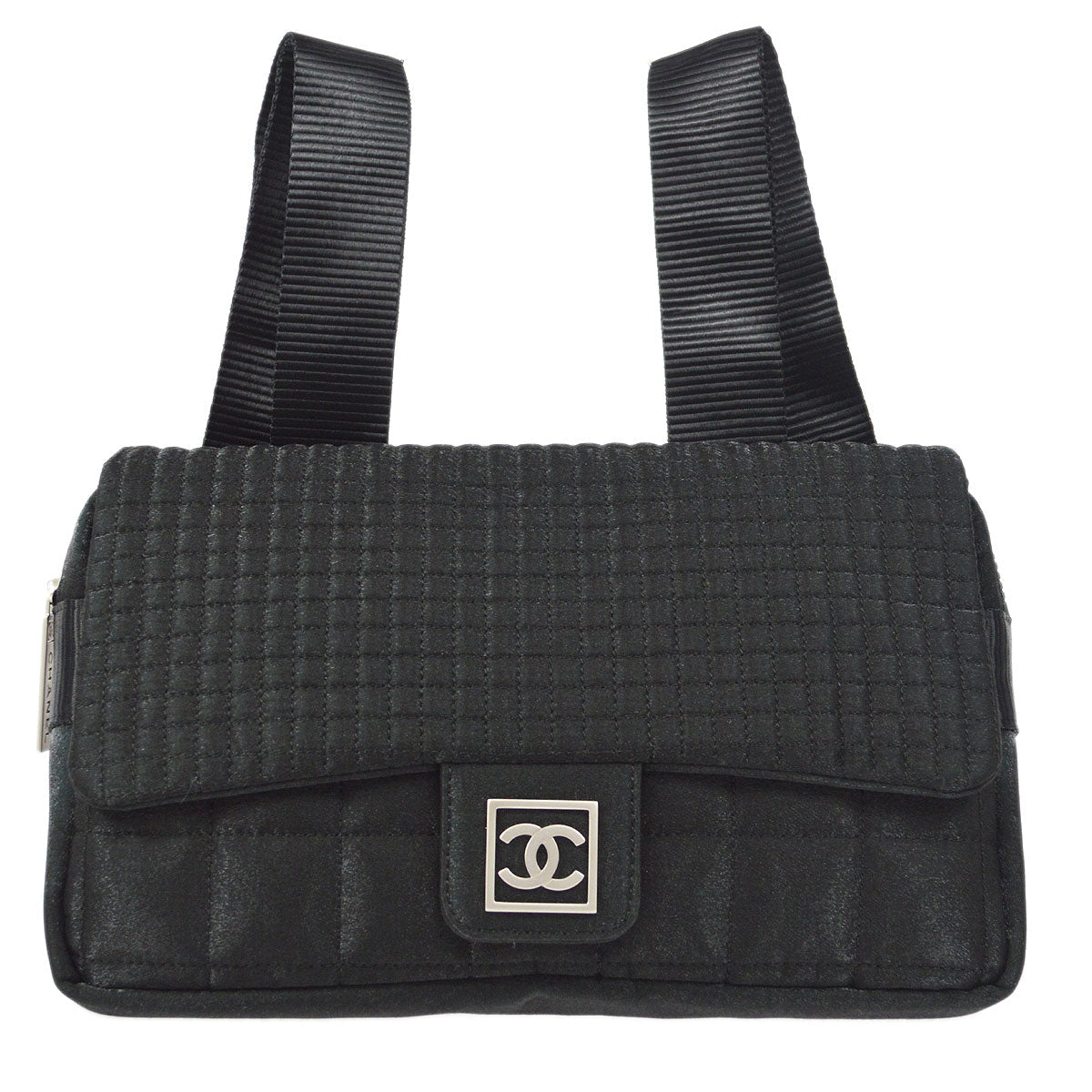 CHANEL Sport Line Backpack Bag Black