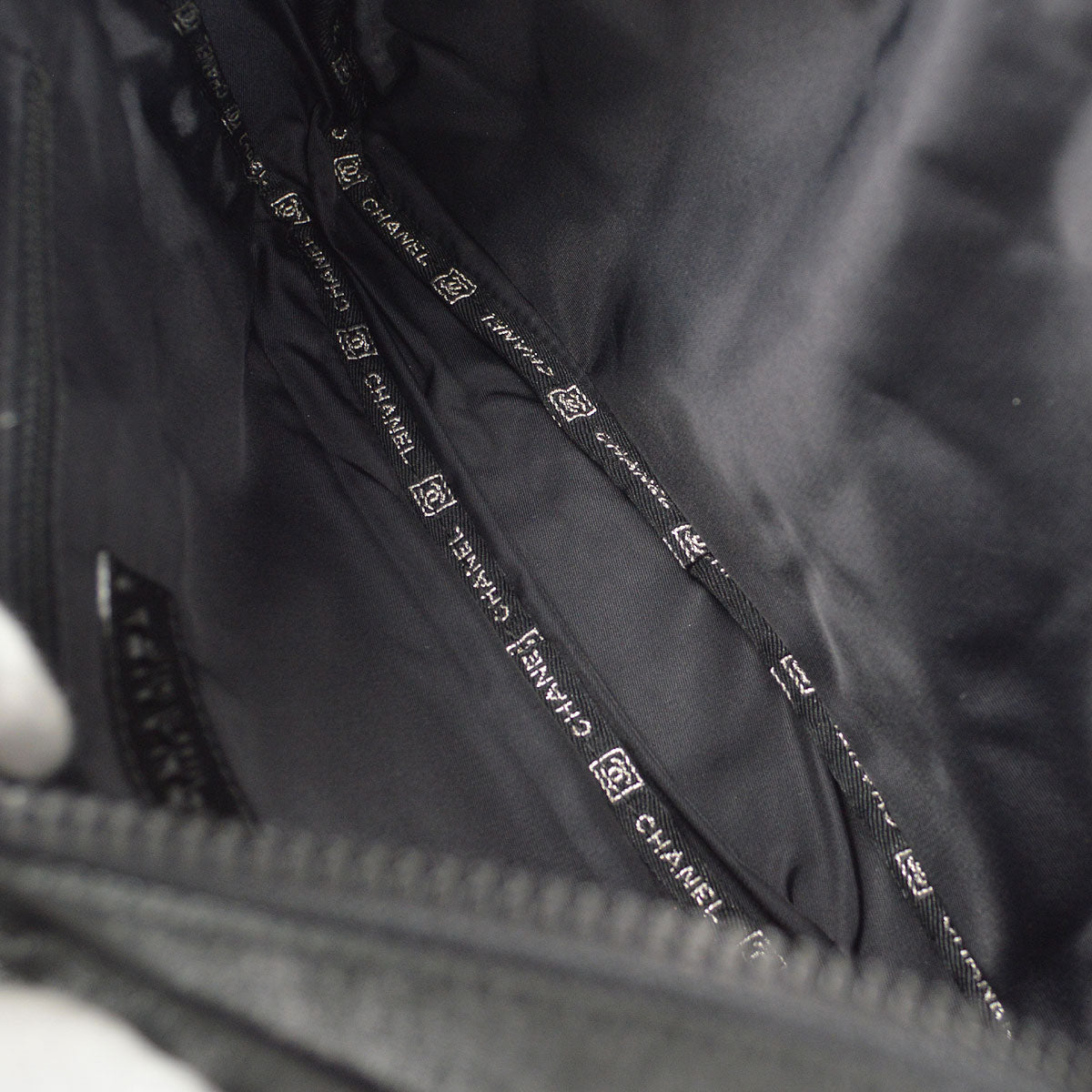 CHANEL Sport Line Backpack Bag Black