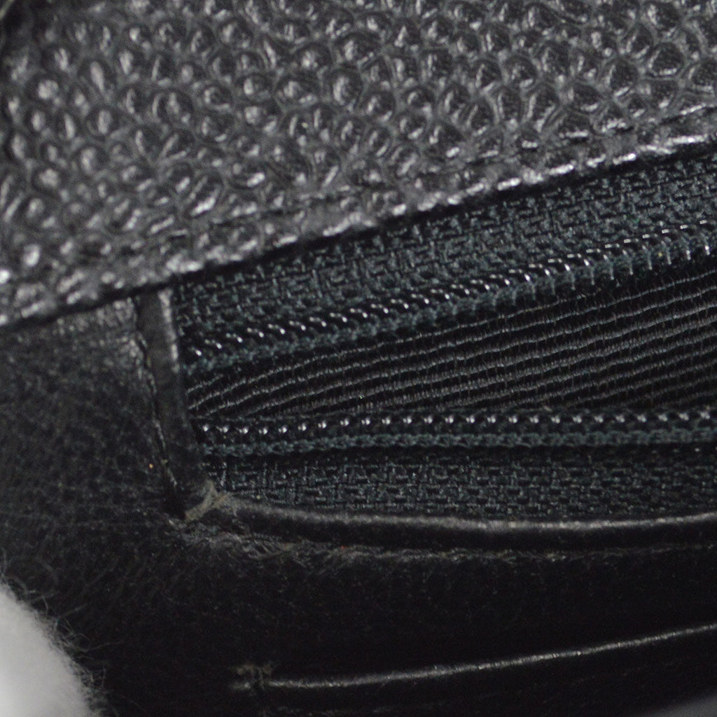 CHANEL Classic Flap Mini Square Chain Shoulder Bag Black Caviar