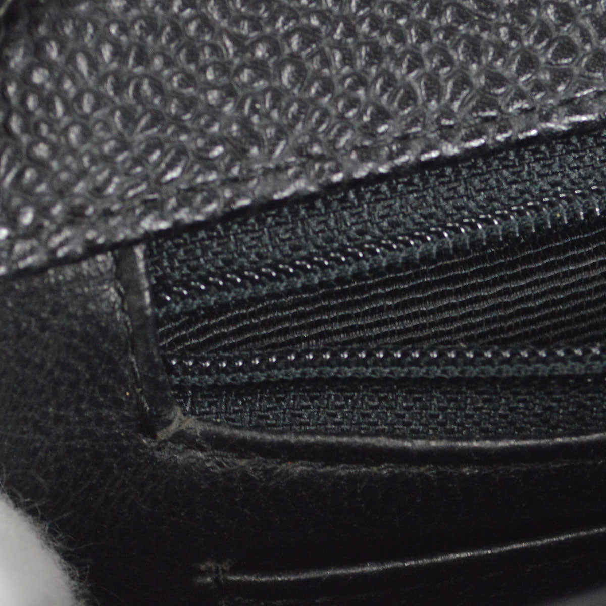 CHANEL Classic Flap Mini Square Chain Shoulder Bag Black Caviar