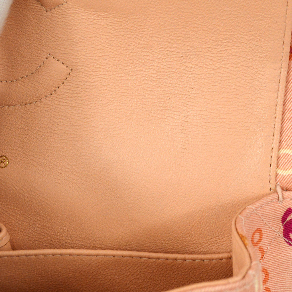 CHANEL COCO Classic Double Flap Medium Shoulder Bag Pink