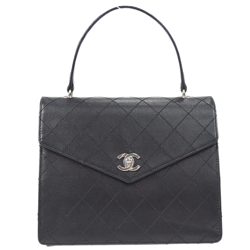 CHANEL Handbag Black Caviar