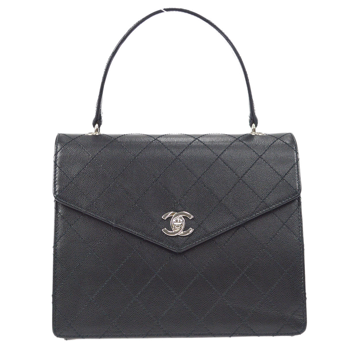 CHANEL Handbag Black Caviar