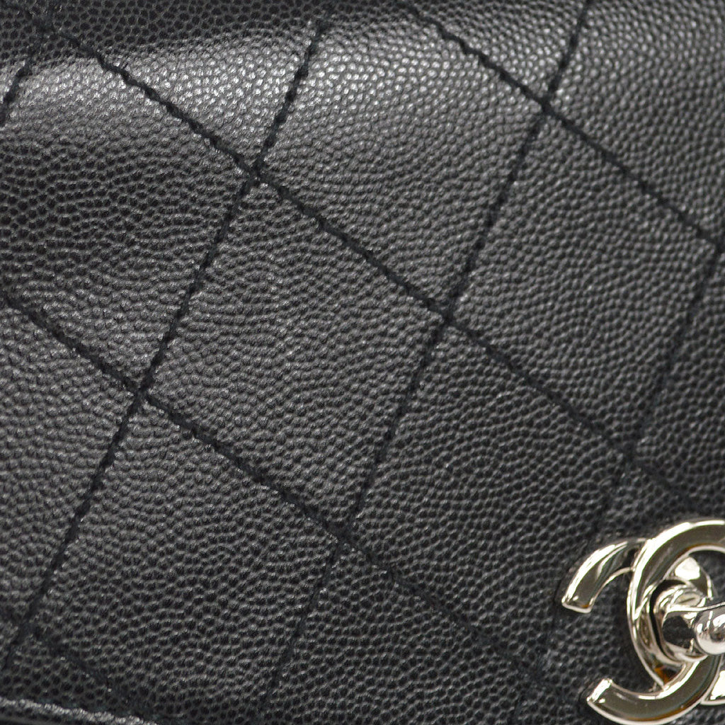 CHANEL Handbag Black Caviar