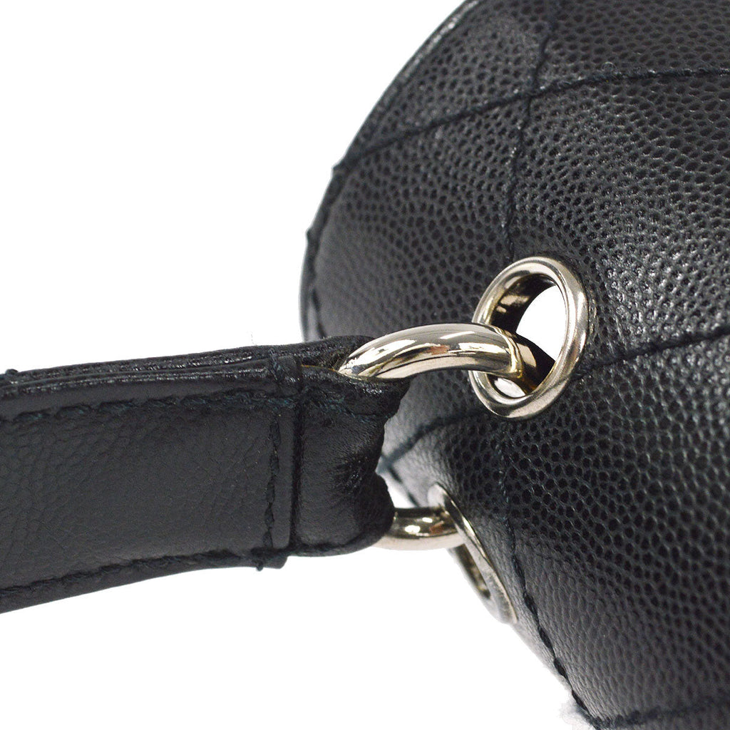 CHANEL Handbag Black Caviar