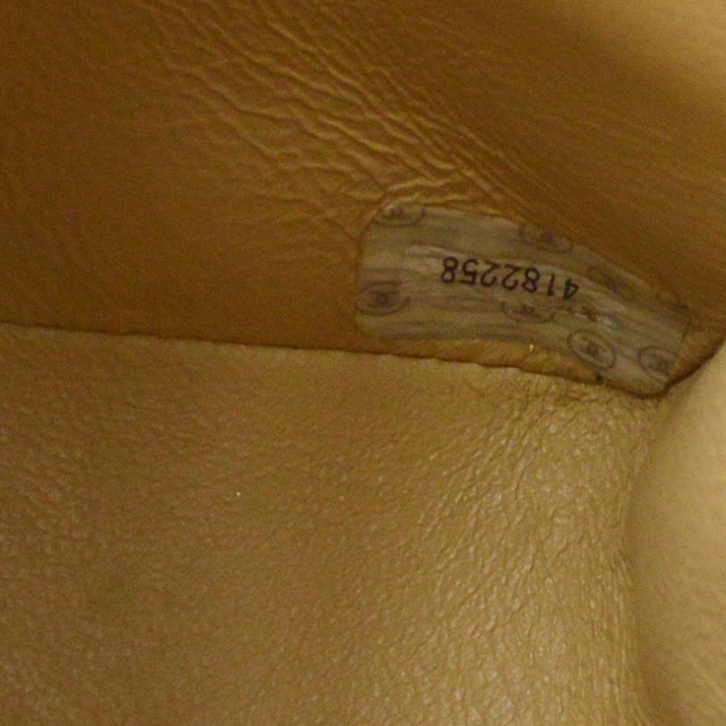 CHANEL Classic Single Flap Small Shoulder Bag Beige Lambskin