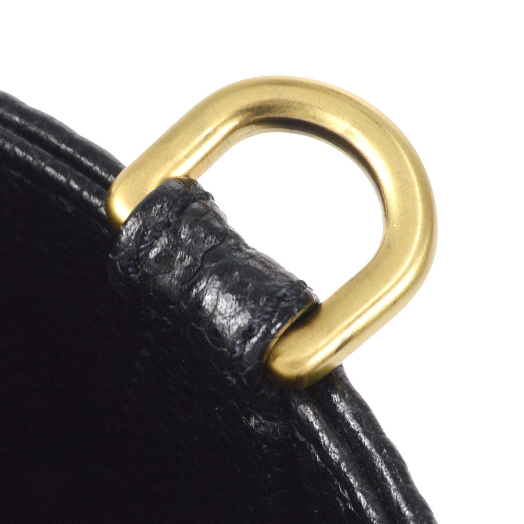 CHANEL 2way Shoulder Handbag Black Caviar
