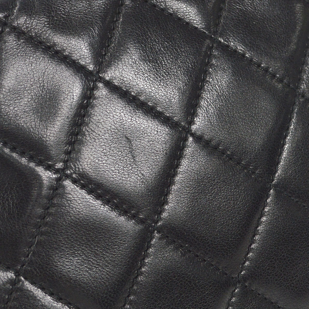 CHANEL Bijou Chain Shoulder Bag Black Lambskin