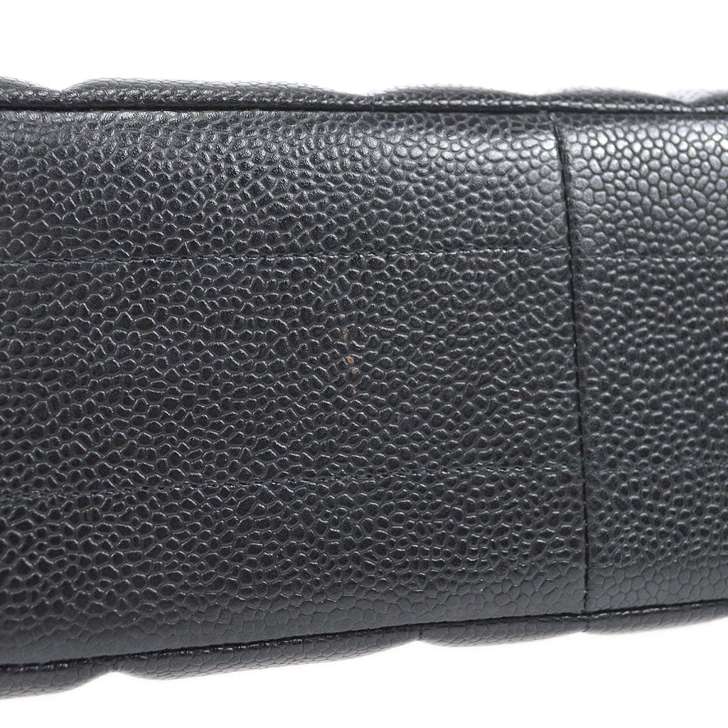 CHANEL Classic Flap Mademoiselle Double Chain Shoulder Bag Caviar
