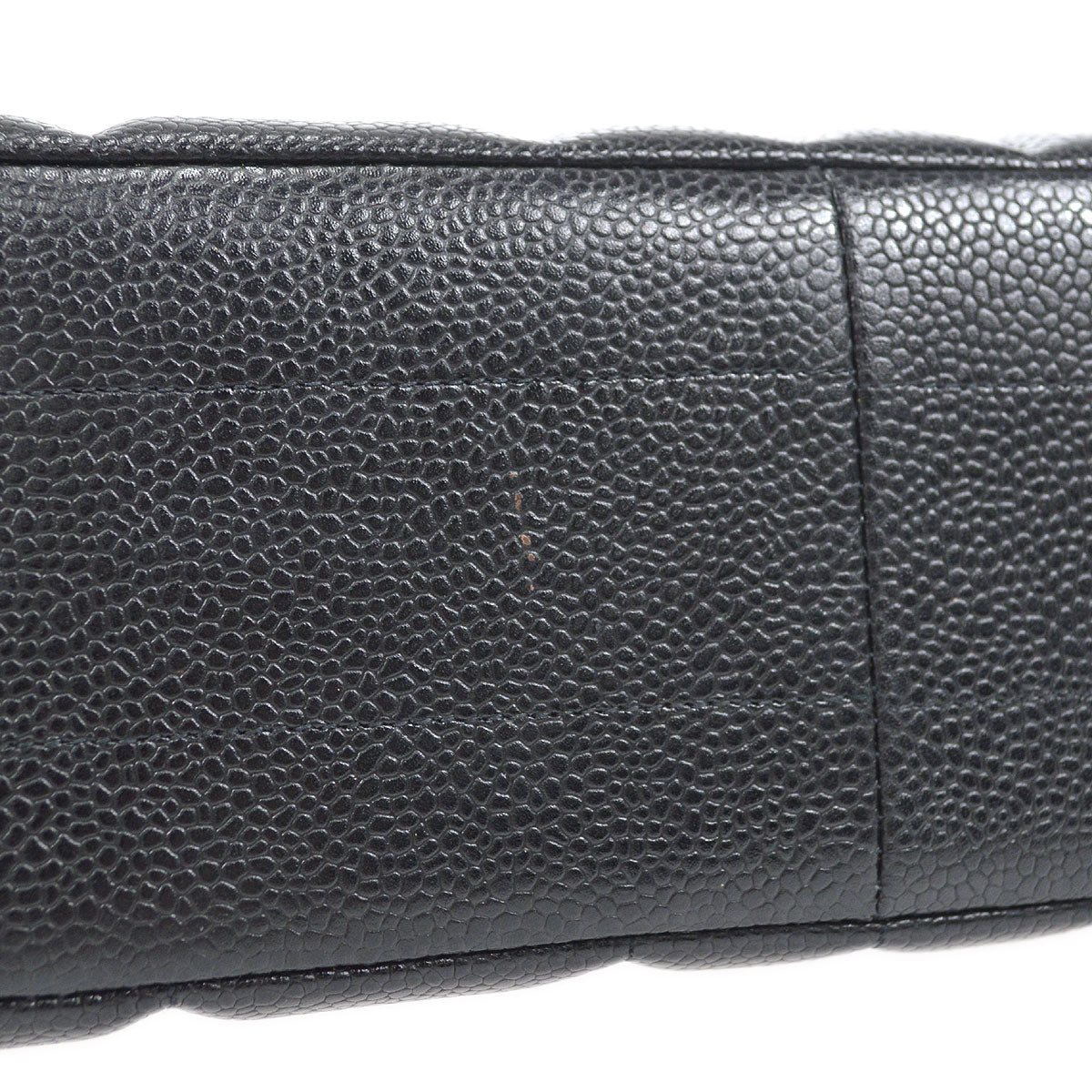 CHANEL Classic Flap Mademoiselle Double Chain Shoulder Bag Caviar