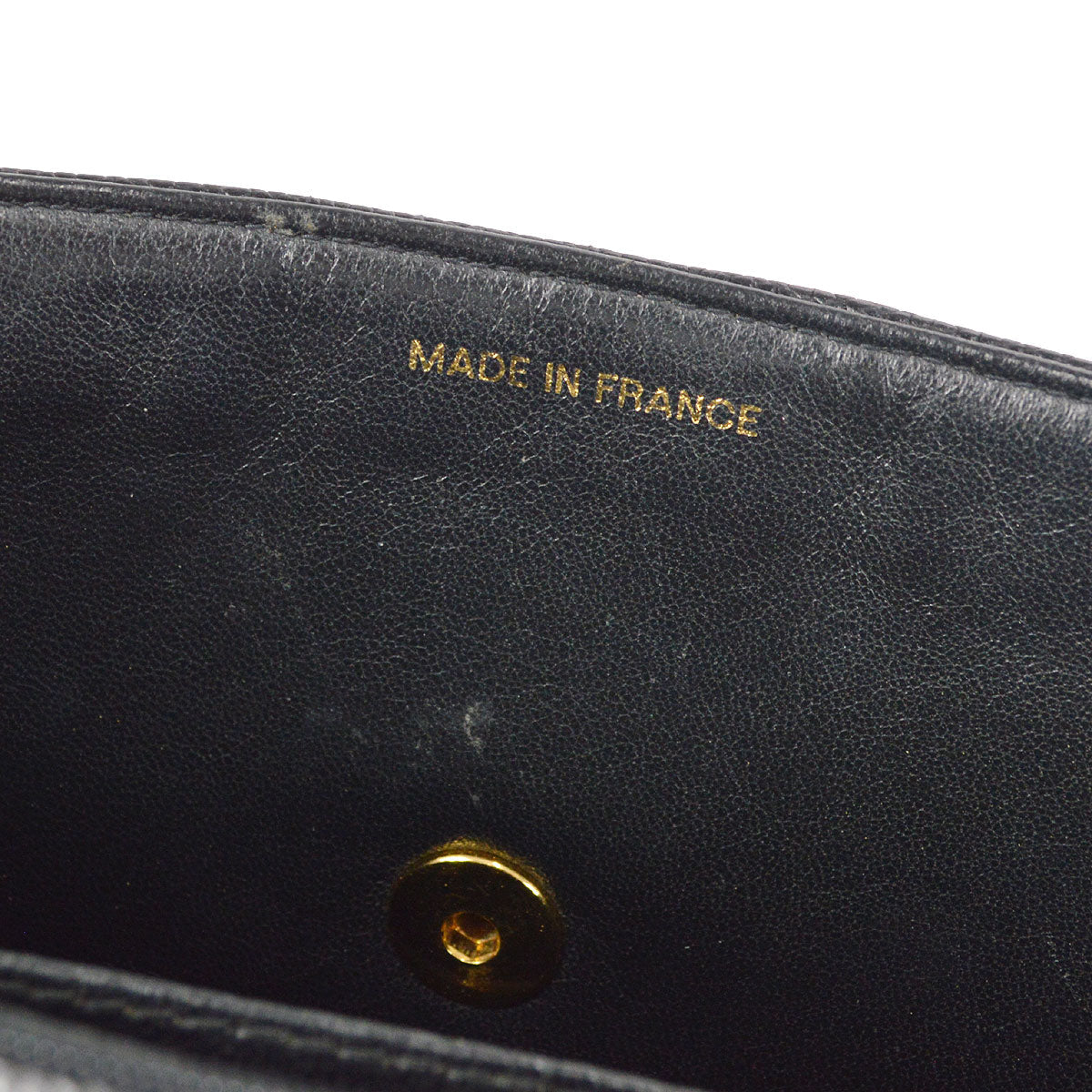 CHANEL Classic Flap Mademoiselle Double Chain Shoulder Bag Caviar