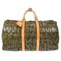 LOUIS VUITTON DUFFLE KEEPALL 50 TRAVEL HANDBAG MONOGRAM GRAFFITI M92196