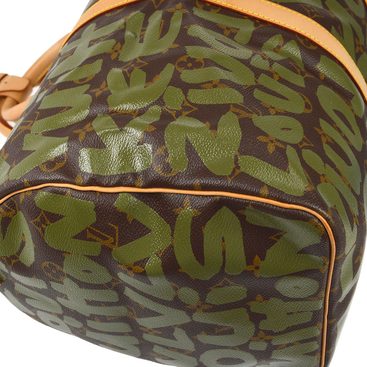LOUIS VUITTON DUFFLE KEEPALL 50 TRAVEL HANDBAG MONOGRAM GRAFFITI M92196