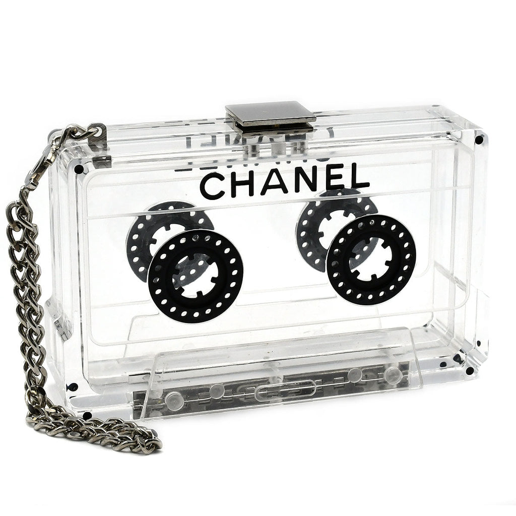CHANEL * 2004 Cassette Tape Clutch Bag