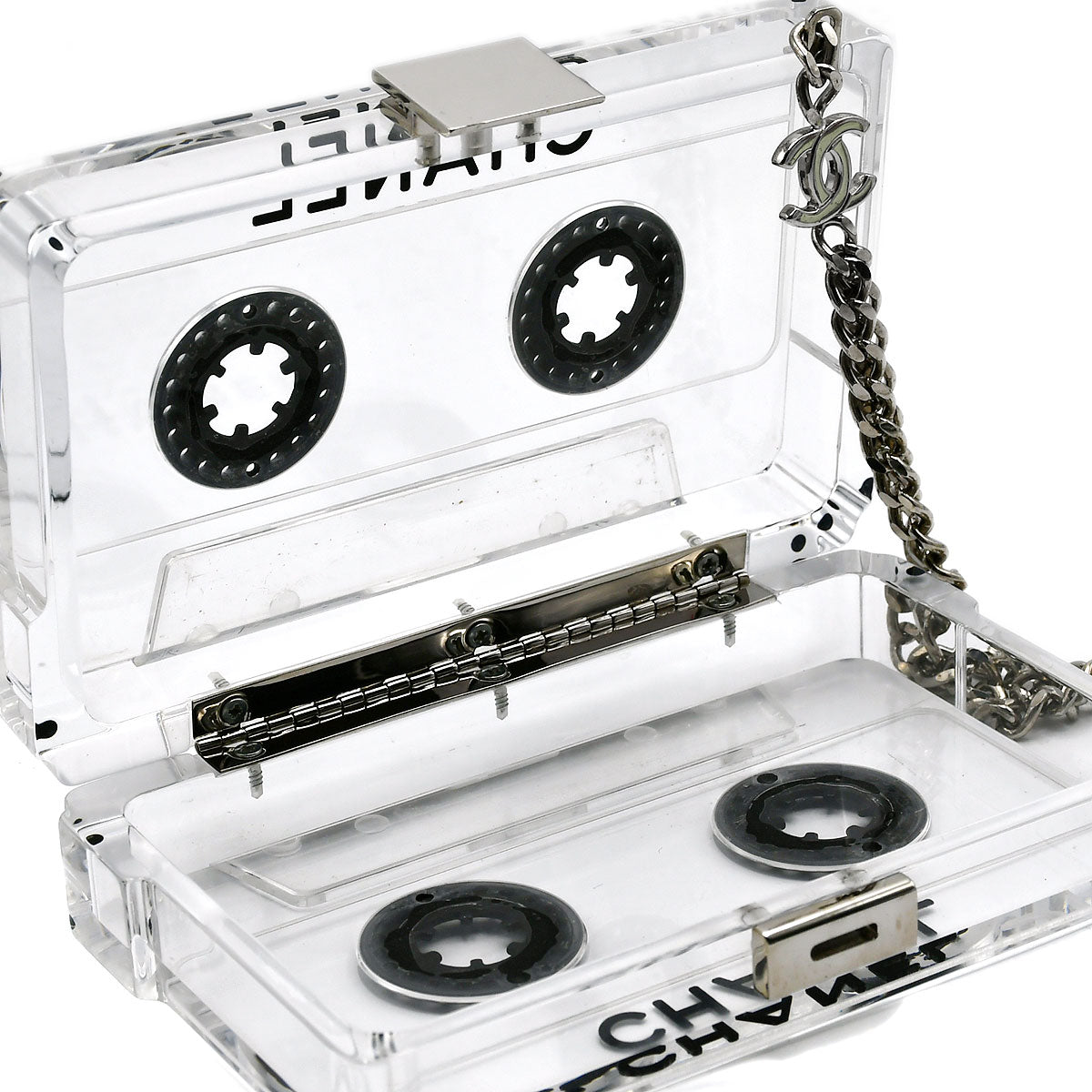CHANEL * 2004 Cassette Tape Clutch Bag