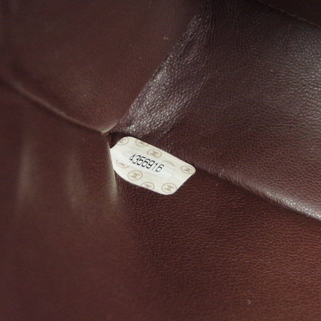 CHANEL * Classic Double Flap Medium Shoulder Bag Brown Lambskin
