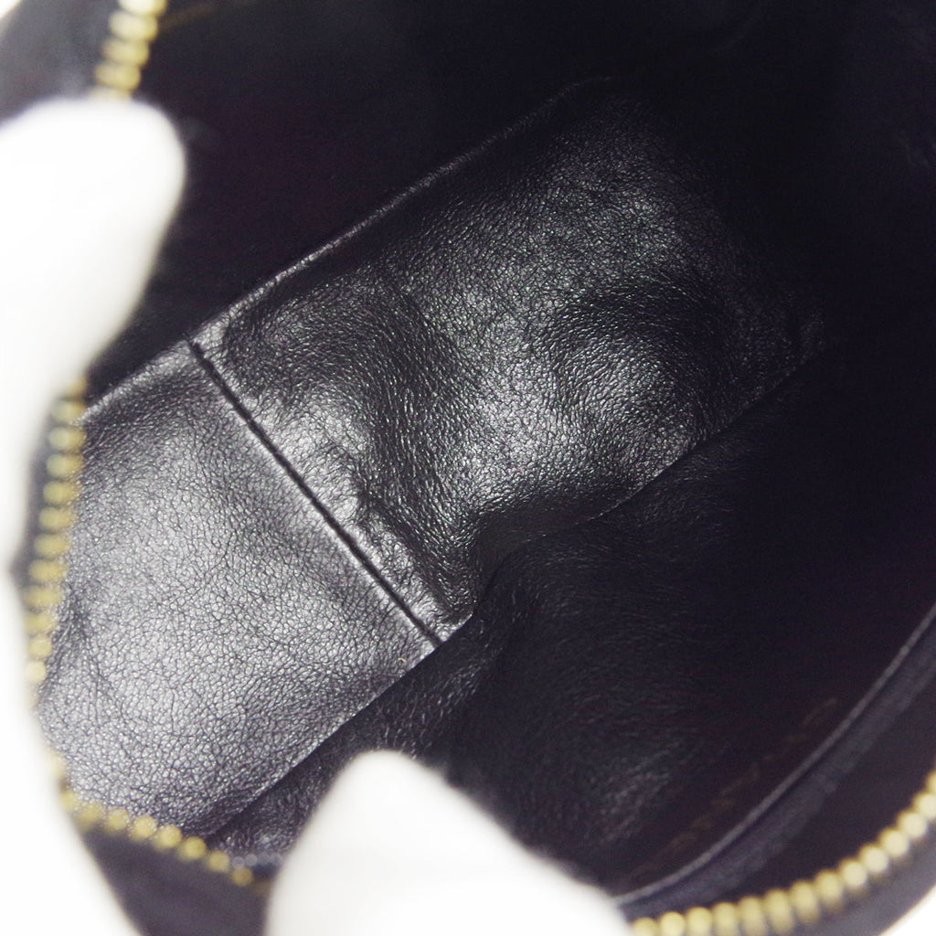 CHANEL 1996-1997 Vertical Camera Bag Mini Black Suede