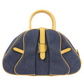 Christian Dior 2001 Double Saddle Handbag Denim 66413