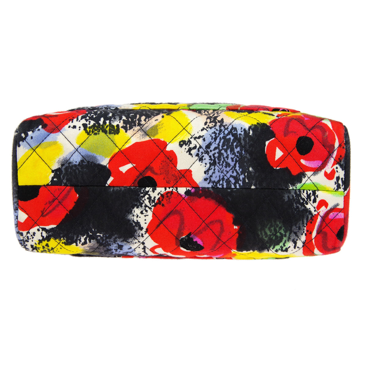 CHANEL 1997 watercolour floral printed Handbag